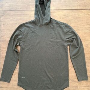 BYLT Basics Drop Cut Olive Green T-Shirt Hoodie